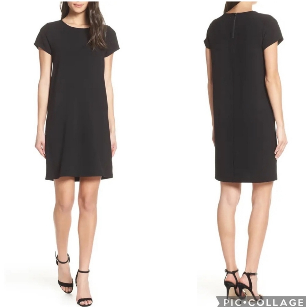 Chelsea 28 Crepe Shift Dress Black Size XS